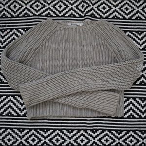 Alexander Wang crop knit sweater